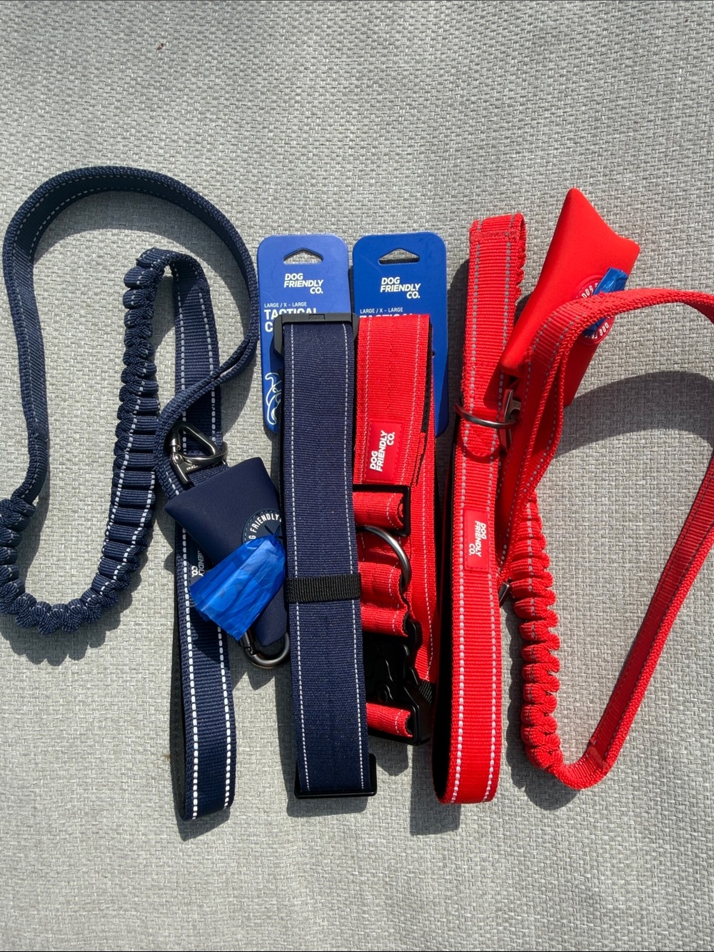 Dog Friendly Co Bundle - 2 collars & 2 leashes